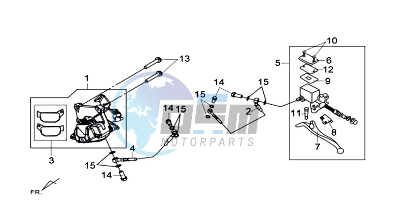 REAR BRAKE CALIPER / BRAKE MOUNT