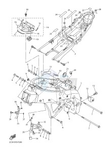 YZF-R6 600 R6 (2CXR) drawing FRAME