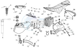 RX-SX 50 2006-2010 drawing Fuel Tank