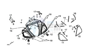 MAXSYM 600 I ABS EXECUTIVE (LX60A3-EU) (E4) (L7-M0) drawing SPEEDO METER COVER