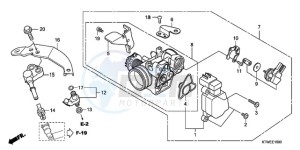 SH300A9 Europe Direct - (ED / ABS) drawing THROTTLE BODY