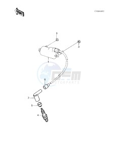 KLT 250 A [KLT250] (A2) [KLT250] drawing IGNITION COIL -- 83 A2- -