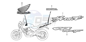 CB600F HORNET S drawing MARK (CB600F2)