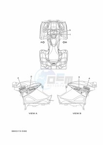 YFM700FWB KODIAK 700 (B6KN) drawing GRAPHICS