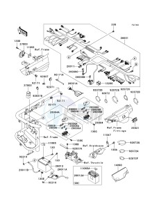 KAF 620 M [MULE 4010 4X4] (M9F) M9F drawing CHASSIS ELECTRICAL EQUIPMENT