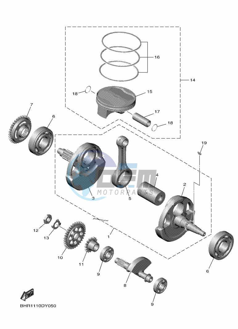 CRANKSHAFT & PISTON