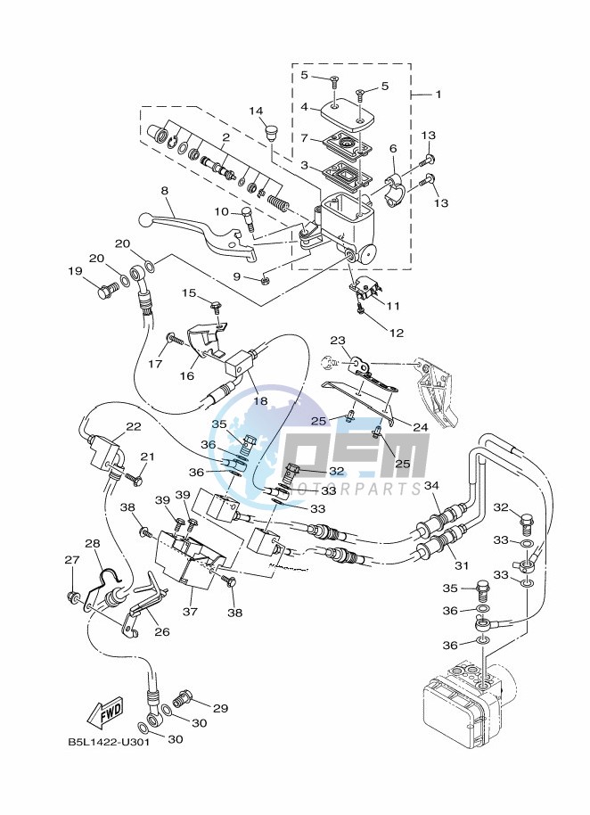 FRONT MASTER CYLINDER