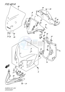 DL650X ABS V-STROM EU drawing COWLING BODY