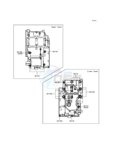 NINJA 300 EX300AEF XX (EU ME A(FRICA) drawing Crankcase Bolt Pattern