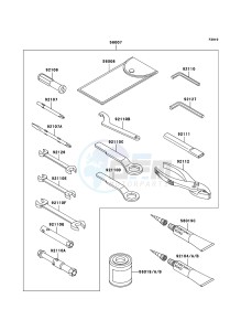 Z750S ZR750K6F FR GB XX (EU ME A(FRICA) drawing Owner's Tools