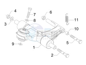 LX 50 4T-4V USA drawing Swinging arm