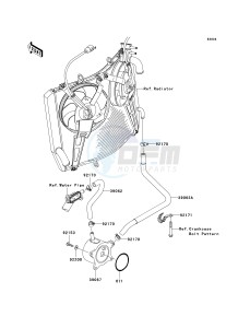 ZG 1400 A [CONCOURS 14 ABS] (8F-9F) A9F drawing OIL COOLER