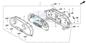 FJS400D SILVER WING drawing SPEEDOMETER