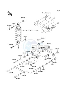 Z750 ZR750L7F GB XX (EU ME A(FRICA) drawing Suspension