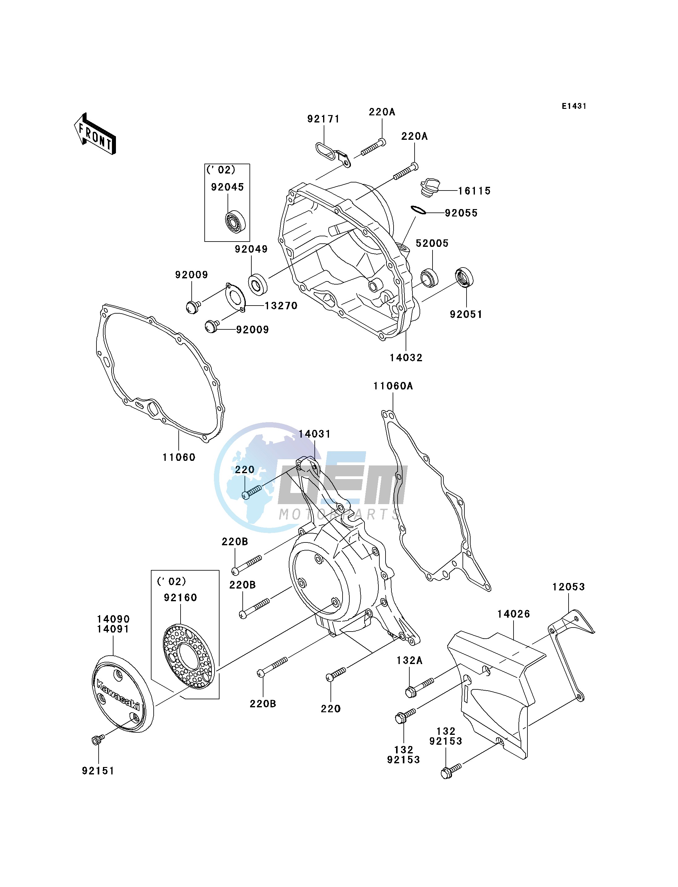 ENGINE COVER-- S- -