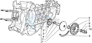 Runner 180 VXR drawing Driving pulley