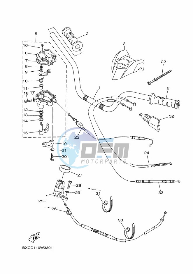 STEERING HANDLE & CABLE