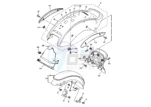 XVS DRAG STAR 1100 drawing FENDER MY01