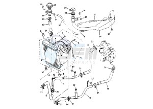 YP MAJESTY 150 drawing RADIATOR-HOSE