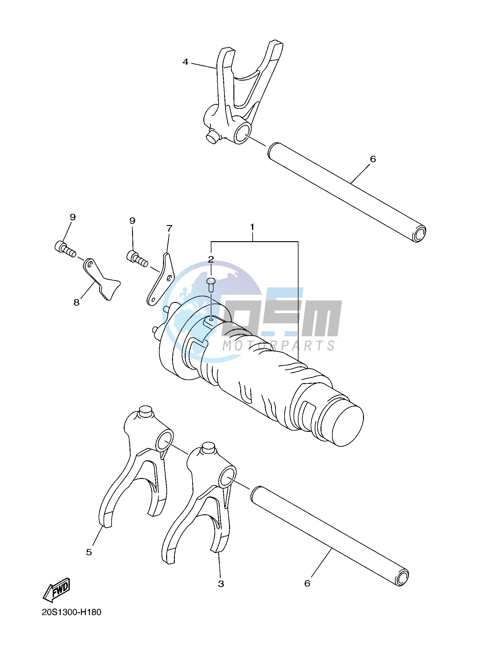 SHIFT CAM & FORK