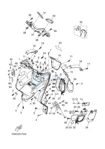 YP125RA (ABS) X-MAX 125 ABS (2DMJ 2DMJ) drawing LEG SHIELD