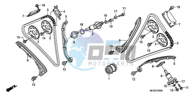 CAM CHAIN/TENSIONER