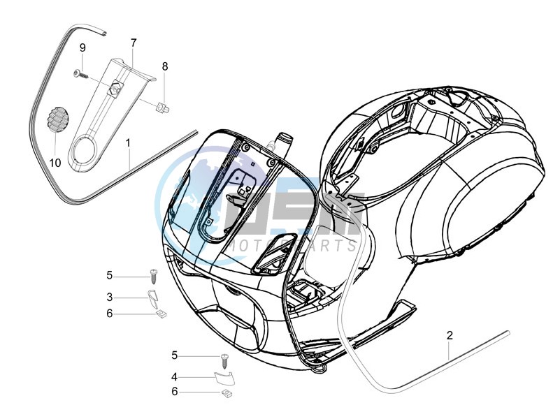 Front shield