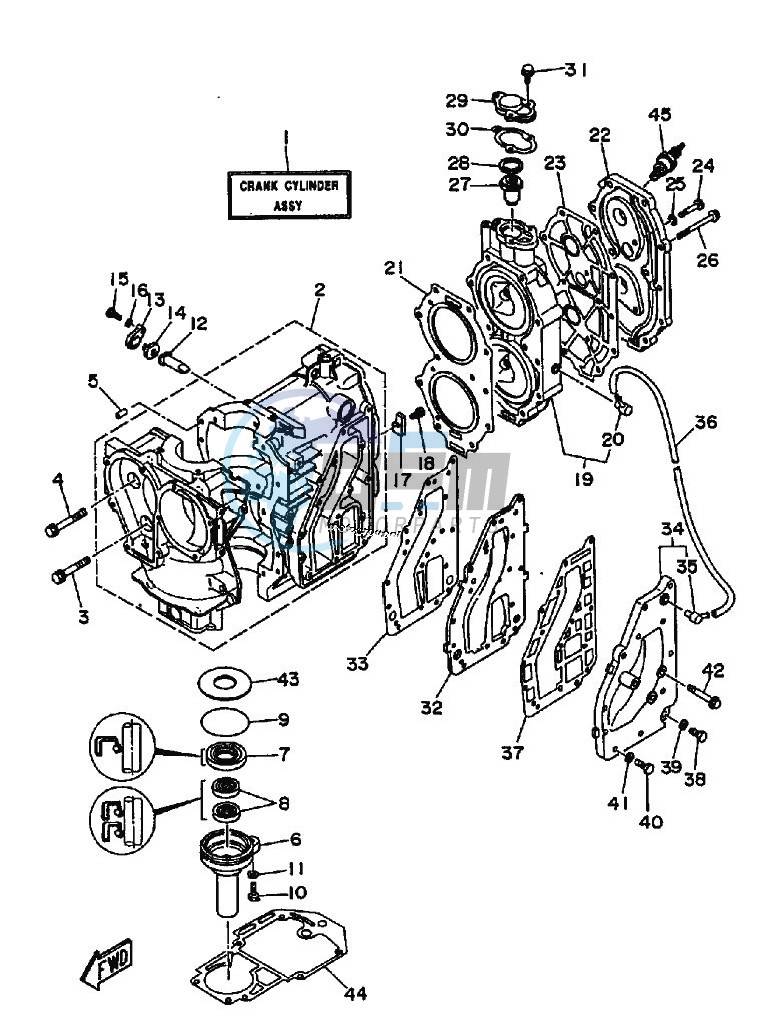 CYLINDER--CRANKCASE