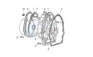 V7 Racer 750 drawing Timing system cover