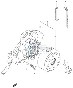 RM125 (E3-E28) drawing MAGNETO