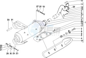 Beverly 500 2005-2006 drawing Silencer