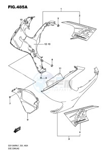 GSX-1300R ABS HAYABUSA EU drawing SIDE COWLING