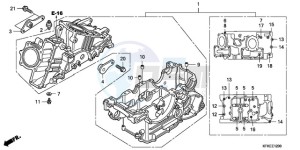 VTR2509 France - (F / CMF LL MK) drawing CRANKCASE