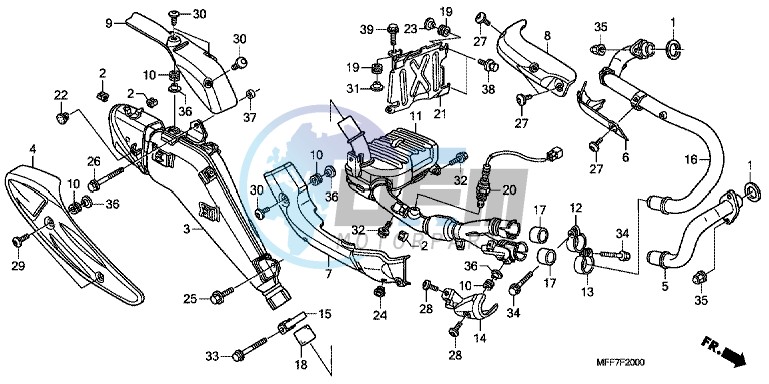 EXHAUST MUFFLER