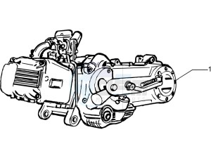 Fly 50 4t (USA) drawing Engine assembly