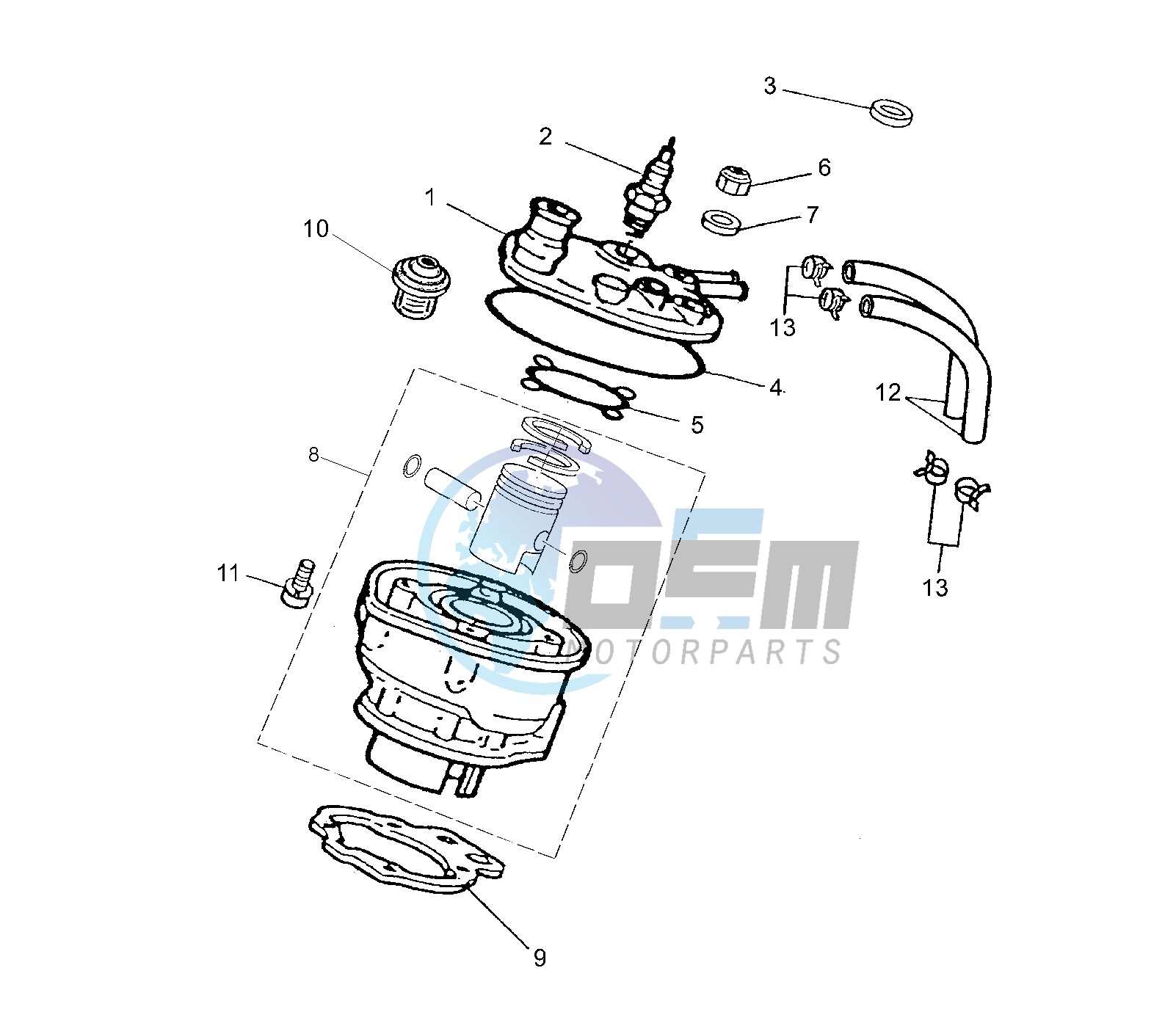 CYLINDER AND HEAD