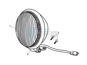 CELLO 125 drawing HEADLAMP CPL