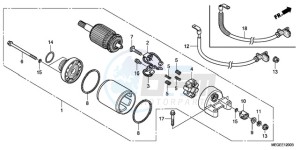 VT750CA9 Ireland - (EK / MME ST) drawing STARTER MOTOR