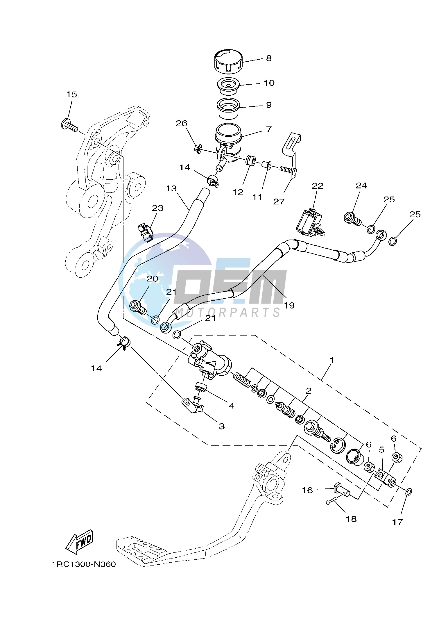 REAR MASTER CYLINDER