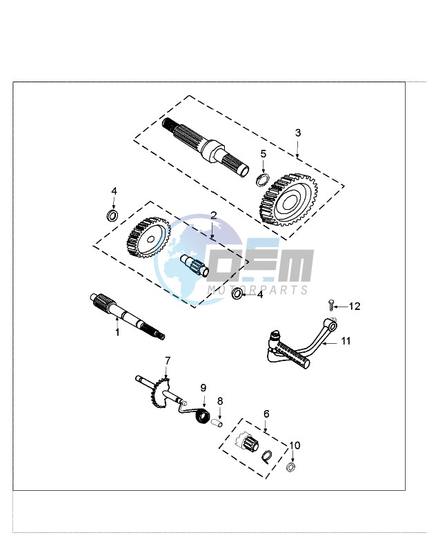 DRIVE SHAFTS / KICKSTARTER