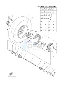 YFM550FWAD YFM5FGPAD GRIZZLY 550 EPS (1HSJ) drawing FRONT WHEEL 2