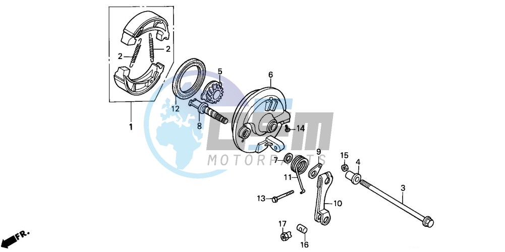 FRONT BRAKE PANEL