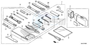 VT750C2SE Shadow - VT750C2S-E UK - (E) drawing TOOLS