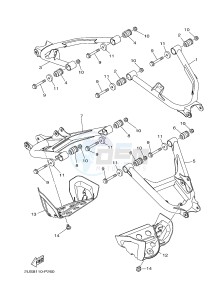 YXC700ES VIKING VI EPS SE (2USB) drawing REAR ARM