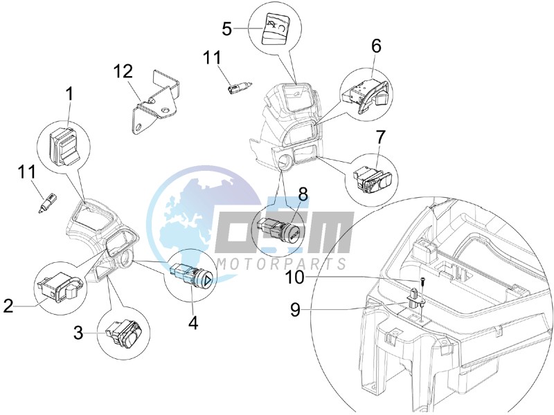 Selectors - Switches - Buttons