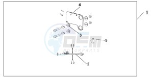 NT700V drawing HEATED GRIP ATTACHMENT