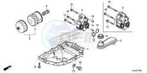 NC750SAF NC750S 4ED - (4ED) drawing OIL PAN/OIL PUMP