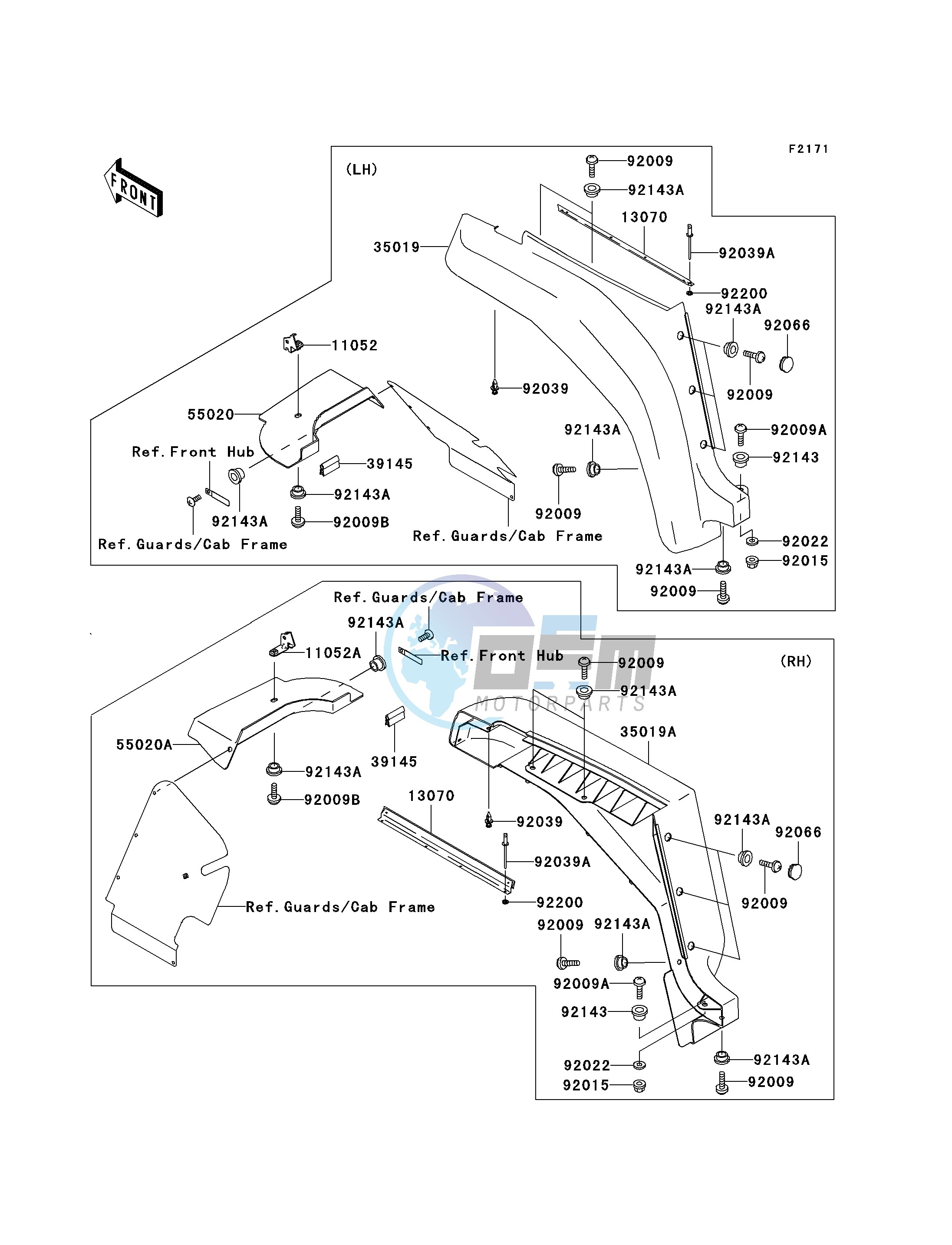 FRONT FENDER-- S- -