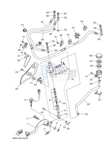 XT1200Z (2BS4) drawing REAR MASTER CYLINDER