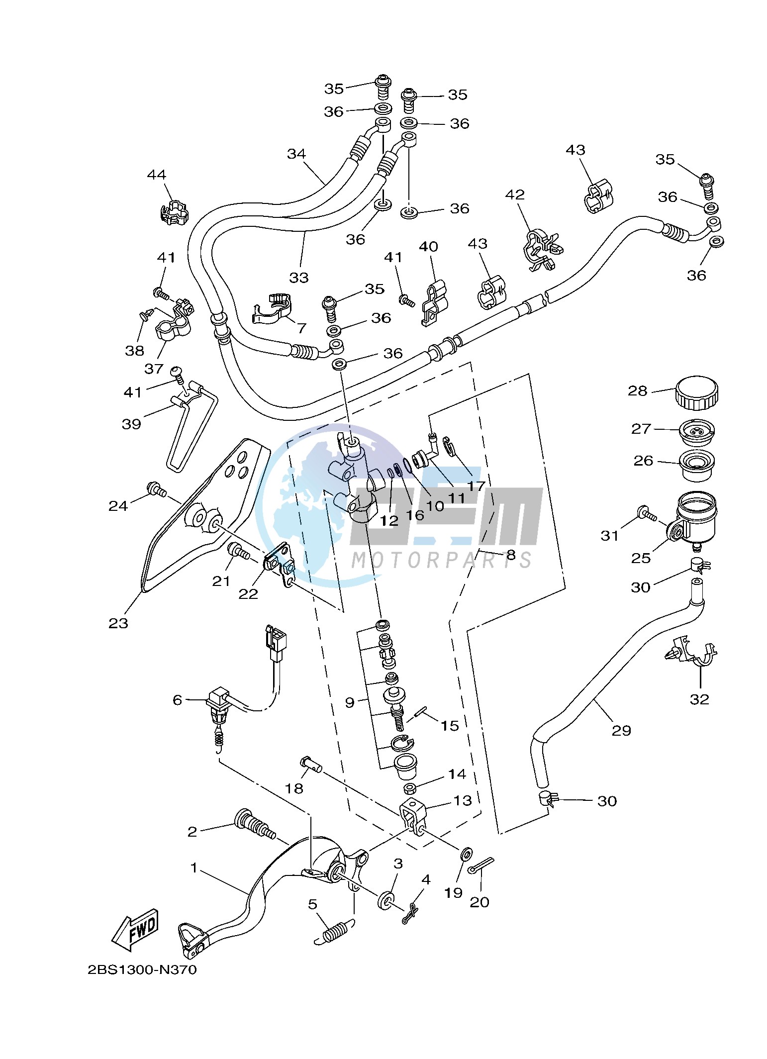 REAR MASTER CYLINDER